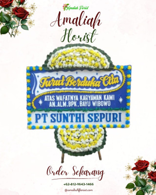 Papan Bunga Duka di Pakuhaji