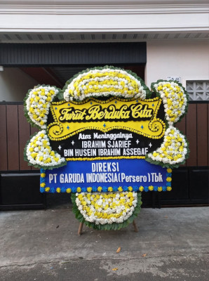 Papan Bunga Duka di Pakuhaji