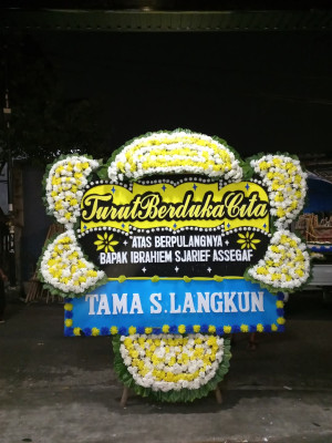 Papan Bunga Duka di Pakuhaji