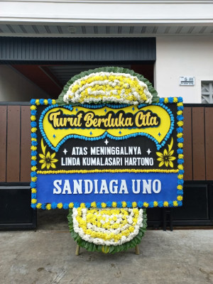 Papan Bunga Duka di Pakuhaji