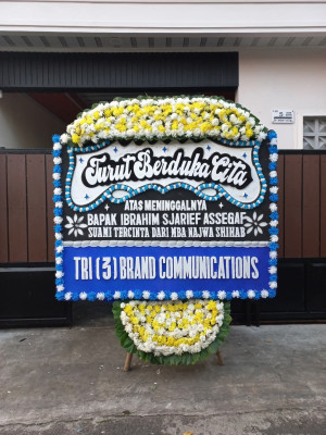 Papan Bunga Duka di Pakuhaji